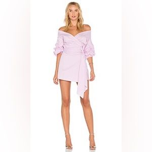 Lovers + Friends Gabriel Lilac Wrap dress